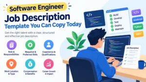 Software Engineer Job Description Template You Can Copy Today