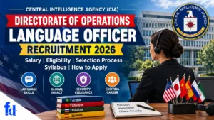 CIA Directorate of Operations Language Officer Recruitment 2026: Salary, Eligibility, Selection Process and How to Apply