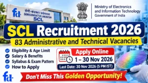 SCL Recruitment 2026: Apply Online for 83 Administrative and Technical Vacancies