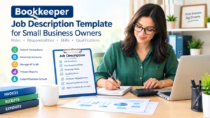 Bookkeeper Job Description Template for Small Business Owners