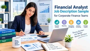 Financial Analyst Job Description Sample for Corporate Finance Teams